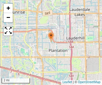 Map of Plantation Methodist Preschool