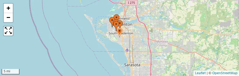 Related schools map
