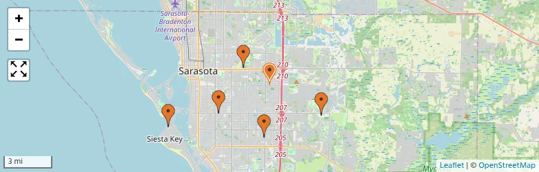 Related schools map