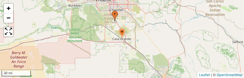 Related schools map