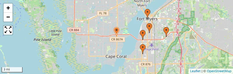 Related schools map