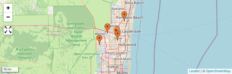 Related schools map