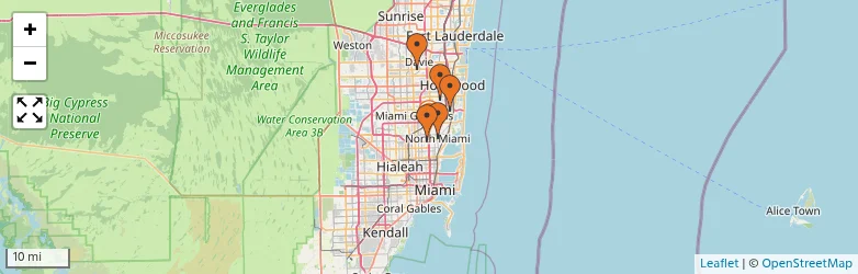 Related schools map
