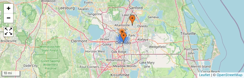 Related schools map