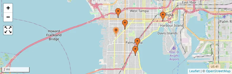 Related schools map