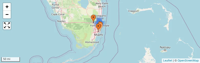 Related schools map