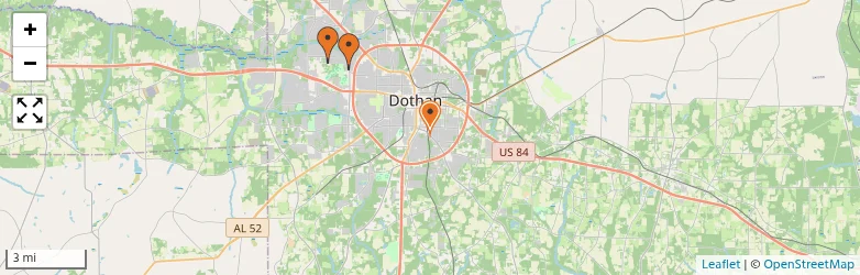 Related schools map