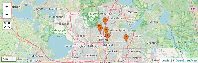 Related schools map