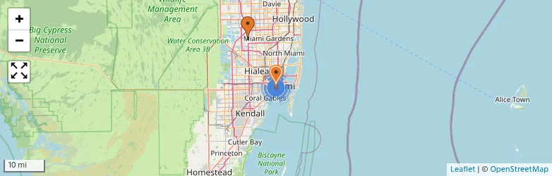 Related schools map