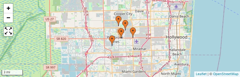 Related schools map