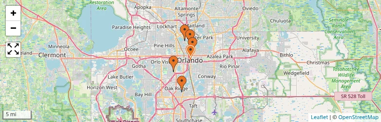 Related schools map