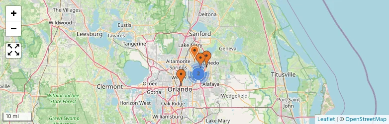 Related schools map