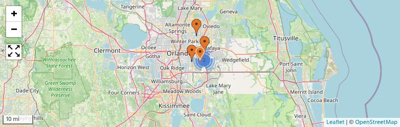 Related schools map