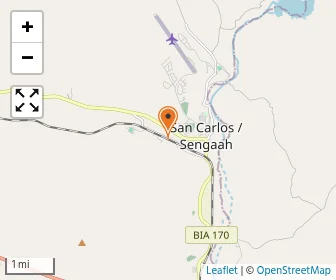 Map of St. Charles Apache Mission School