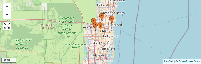 Related schools map