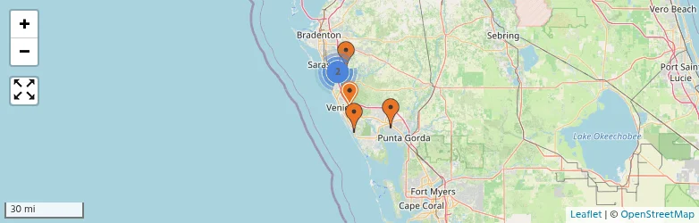 Related schools map