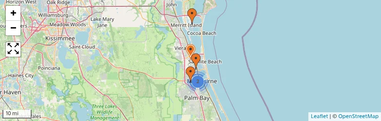 Related schools map