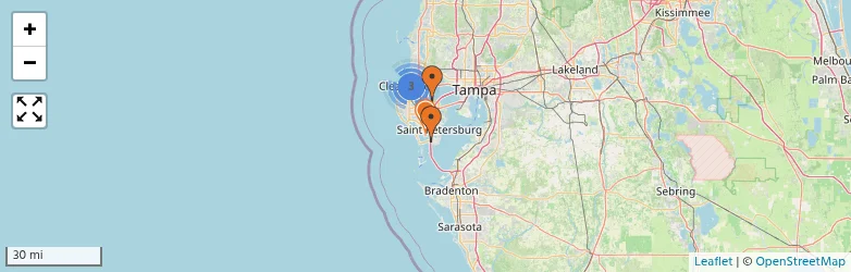 Related schools map