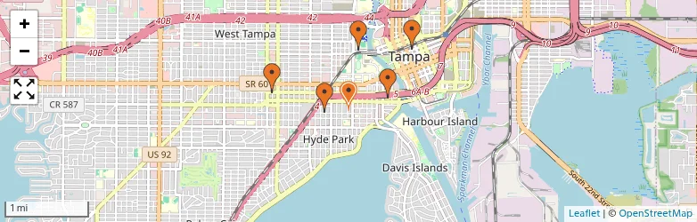 Related schools map