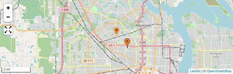 Related schools map