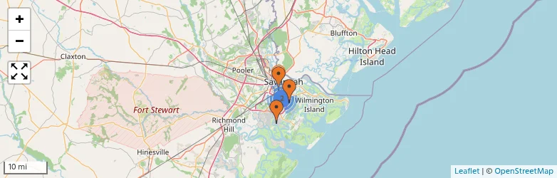 Related schools map