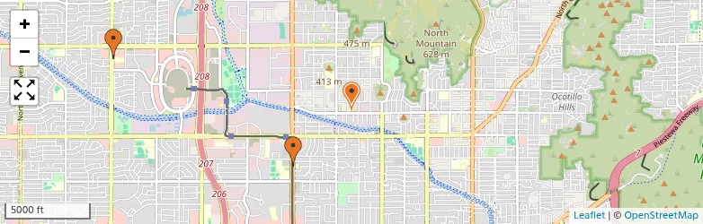 Related schools map