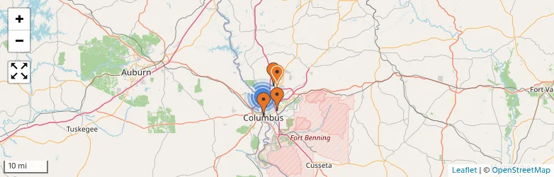 Related schools map