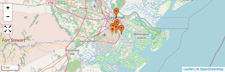 Related schools map