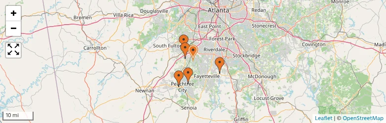 Related schools map
