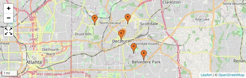 Related schools map