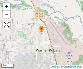 Map of Evergreen Baptist Church School