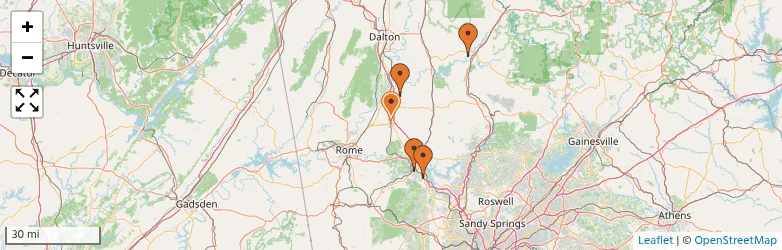 Related schools map