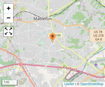 Map of Mableton Christian Academy