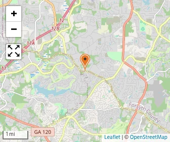Map of McGinnis Woods School