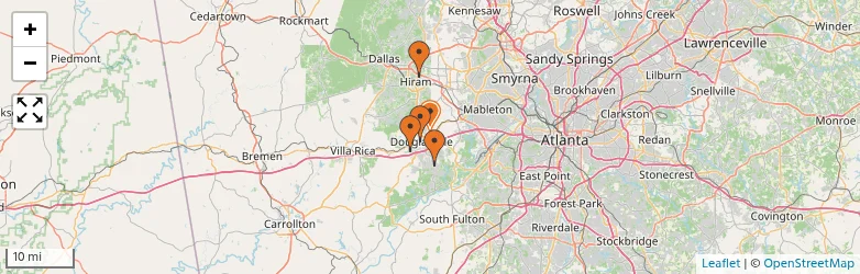 Related schools map