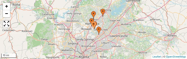 Related schools map
