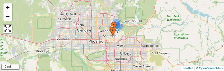 Related schools map