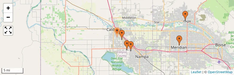 Related schools map