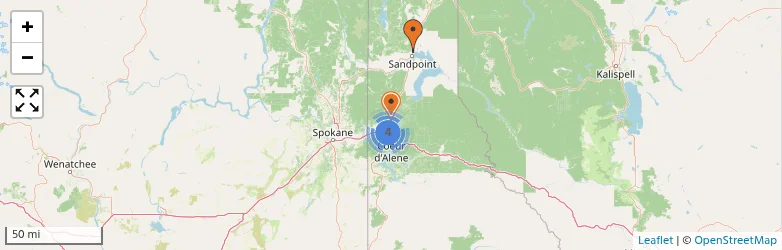 Related schools map
