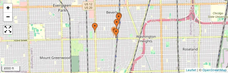 Related schools map