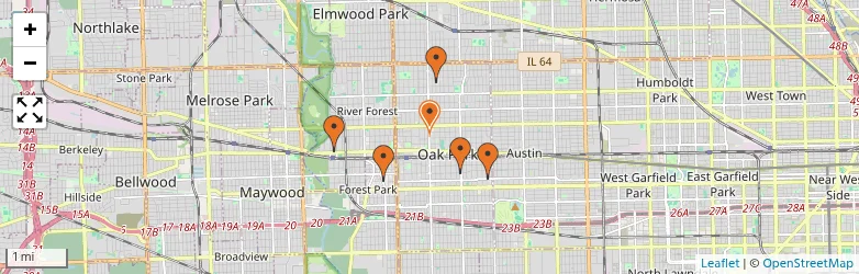 Related schools map