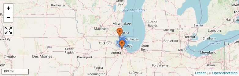 Related schools map