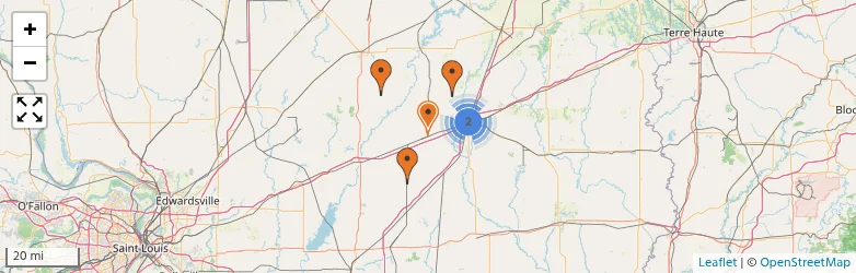Related schools map