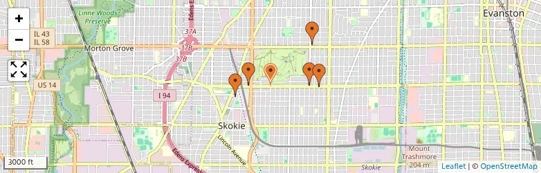 Related schools map
