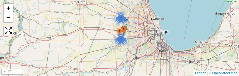 Related schools map