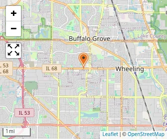 Map of Buffalo Grove Montessori School