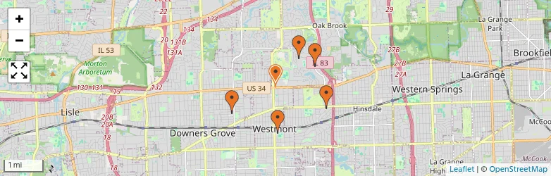 Related schools map