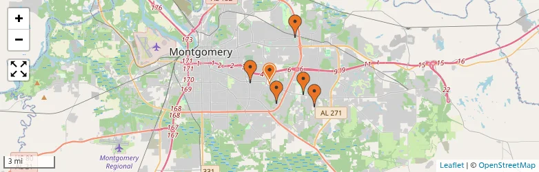Related schools map