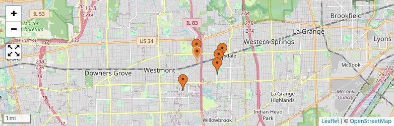 Related schools map