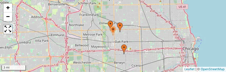 Related schools map